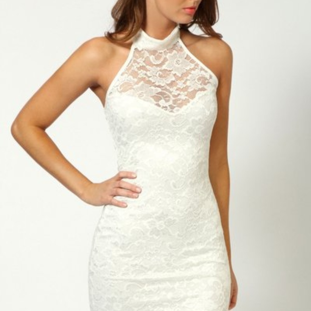 White lace dress - Picture 3 of 5